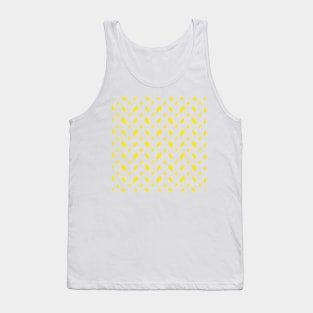 Yellow abstract vector shapes over turquoise Tank Top